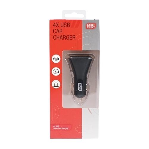 >USB charger 12V/24 V quad