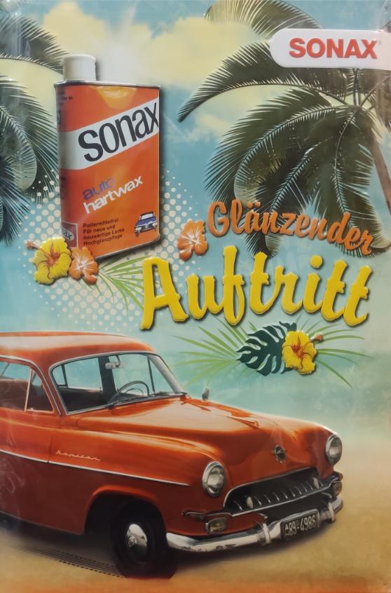 SONAX Retro Skilt 2016