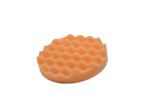 Polerskive Orange Skum vaflet 130mm
