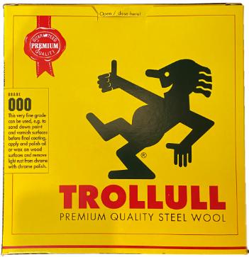 Ståluld i rulle finh.grad 000v