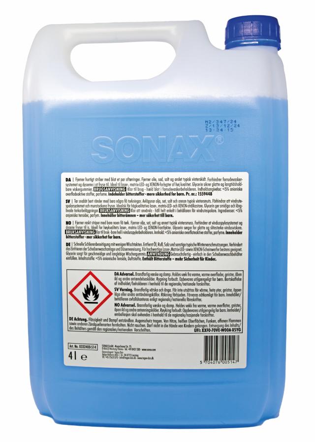 SONAX Sprinklervæske -20gr.  4L