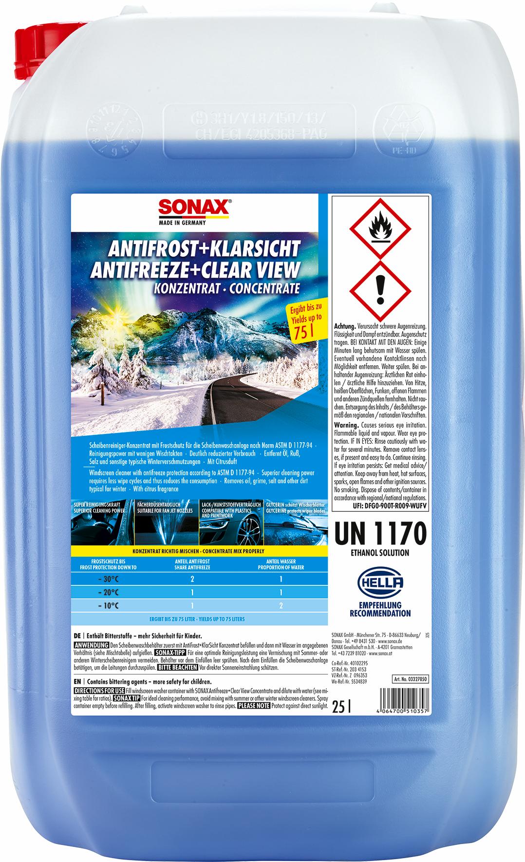 SONAX Antifrost & Sprinkler Koncentrat 25L