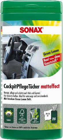 SONAX Cockpitpleje Mat 25 stk.