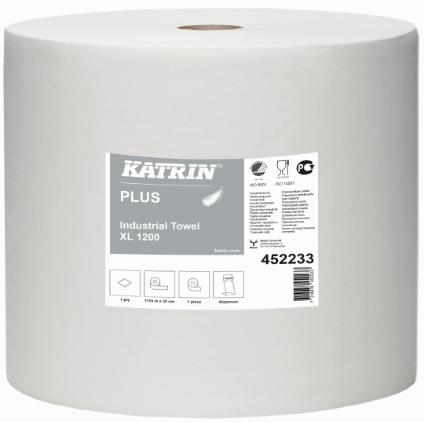 Katrin Værkstedsrulle 1-Lags Hvid Xl 32Cm