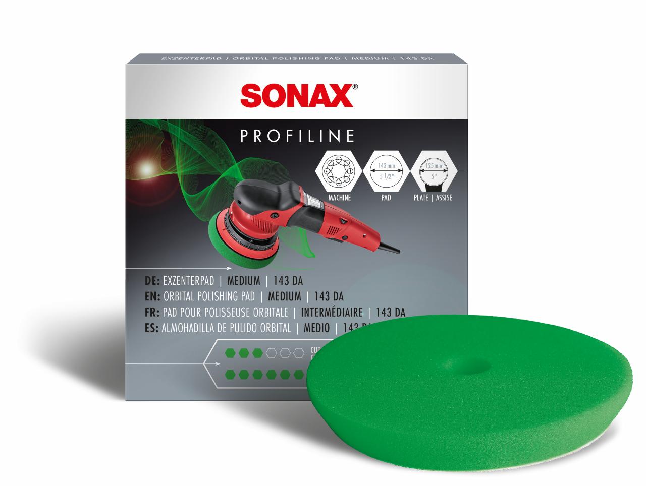 SONAX Polerskive Grøn Ø130 Medium