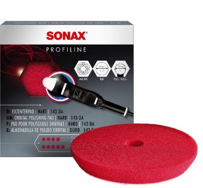 SONAX Polerskive Rød Ø130 Grov