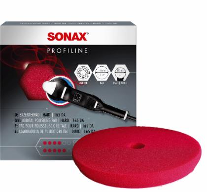 SONAX Polerskive Rød Ø165 Grov