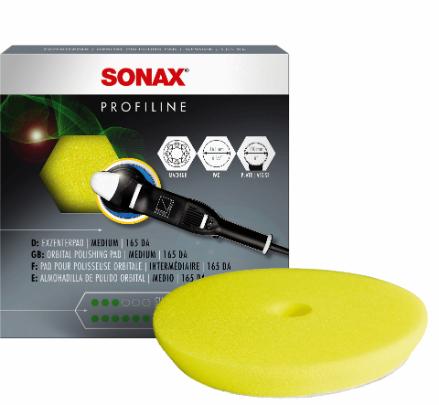 SONAX Polerskive Gul Ø155 Medium
