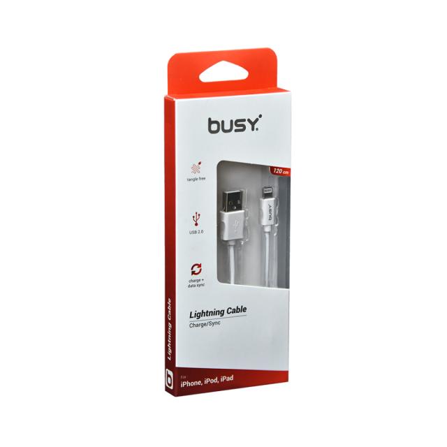 Busy USB Cable for Iphone 1,2m PVC 