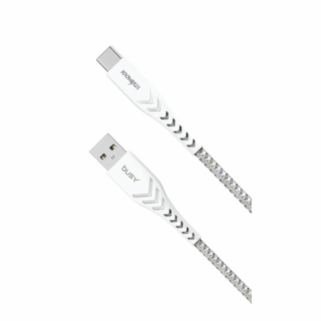 Busy 100W Type-C to USB Cable 2m. Braided