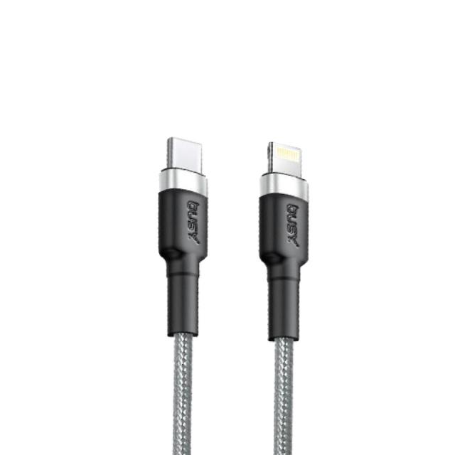 Busy Type C with Ligth. cable 27W 1m braid black