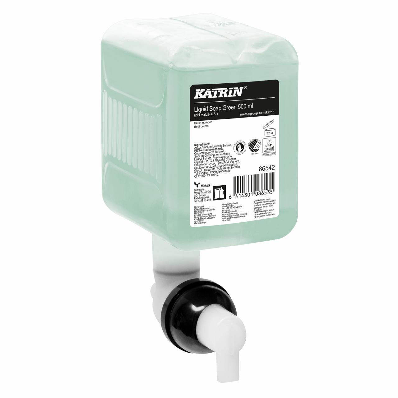 KATRIN Flydende Sæbe Green - 0,5l m/parfume