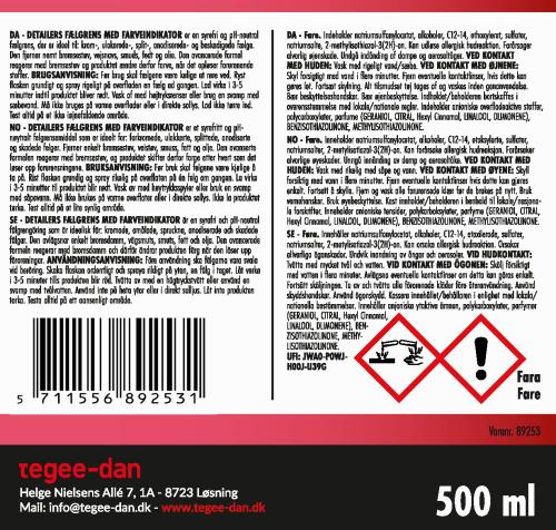DETAILERS Fælgrens 500 ml.