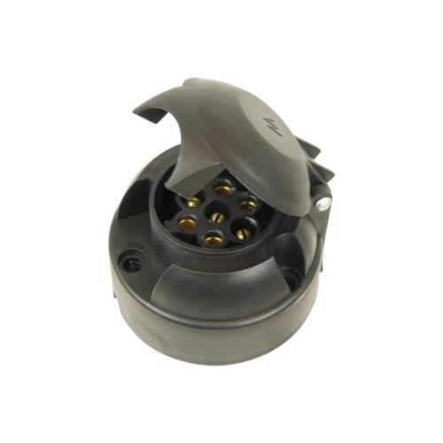Anhængerstik, hunstik 7 polet plastik 12V (Re)