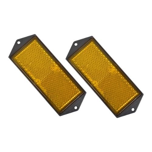 Refleks orange 104x40mm 2 stk. (Re)