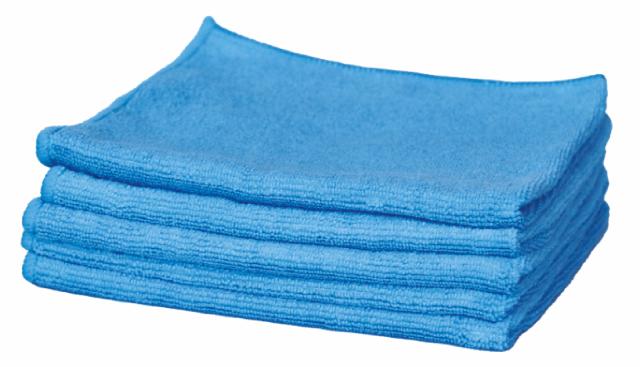 MaxShine Microfiberklud 300 GSM 40x40cm Blå 5 stk.