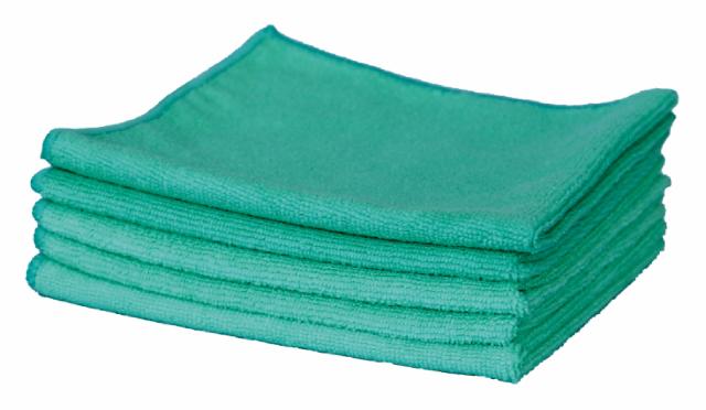 MaxShine Microfiberklud 300 GSM 40x40cm Grøn 5 stk