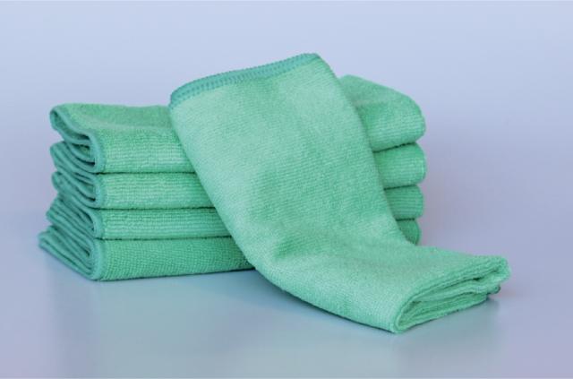 MaxShine Microfiberklud 300 GSM 40x40cm Grøn 5 stk