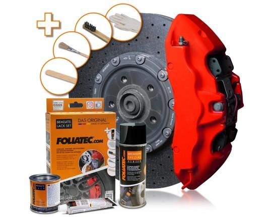 Foliatec Bremsekaliberlak Racing rosso mat sæt